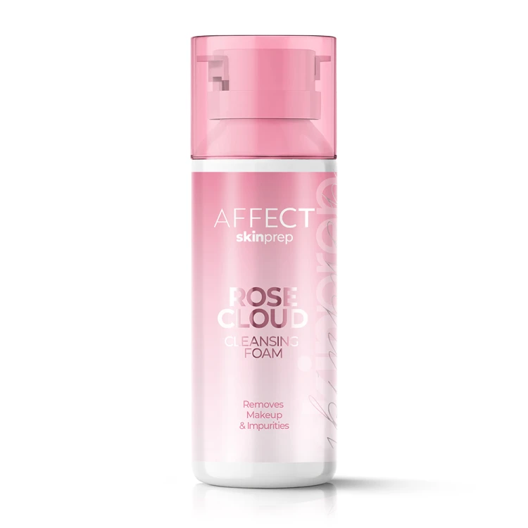 Pianka do demakijażu Rose Cloud z serii SKIN PREP od Affect – skuteczne oczyszczanie skóry i komfortowa formuła do codziennego stosowania.