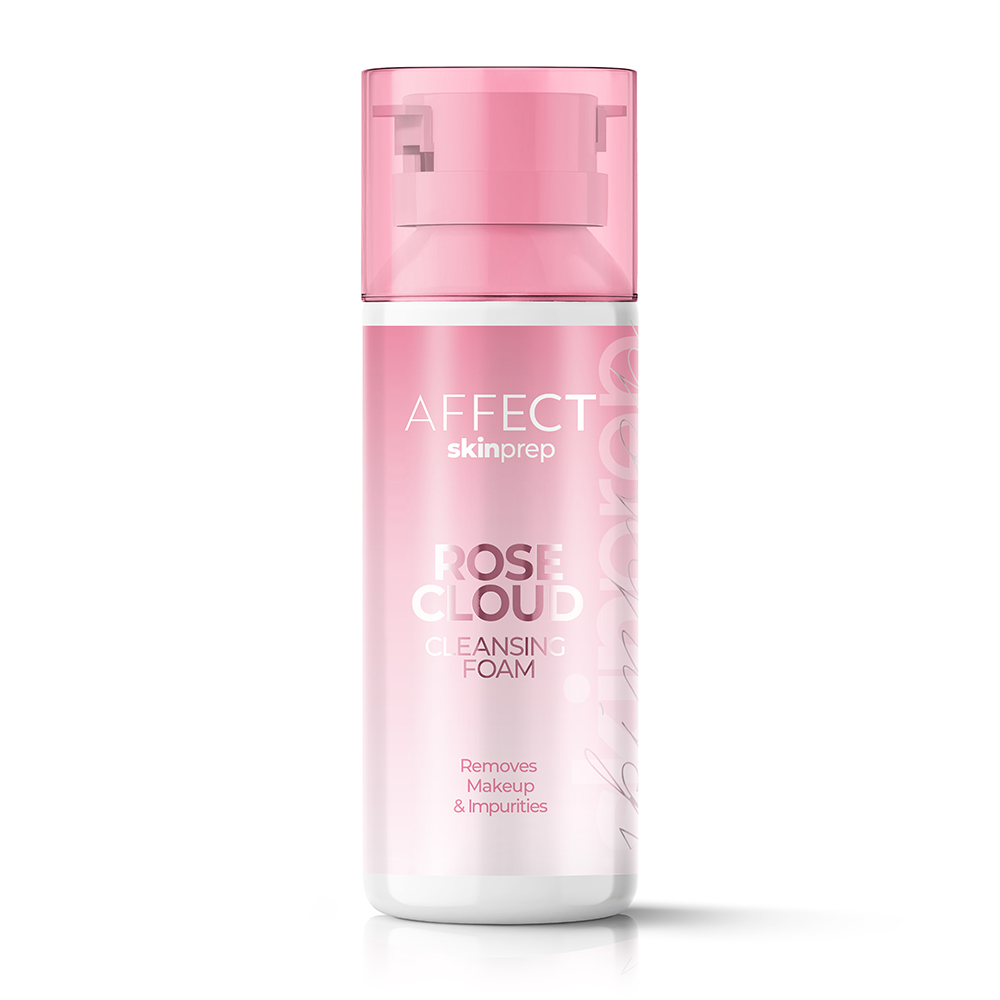 Pianka do demakijażu Rose Cloud z serii SKIN PREP od Affect – skuteczne oczyszczanie skóry i komfortowa formuła do codziennego stosowania.